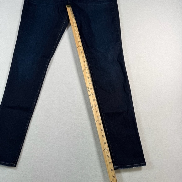 True Religion Jeans Womens 28 Blue Skinny Mid Rise Dark Wash - Picture 7 of 12